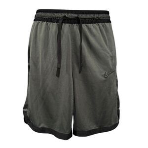 Nike Elite Gray Black Drawstring Athletic Gym Shorts Men’s Small